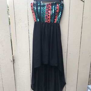 Dainty hooligan high low dress